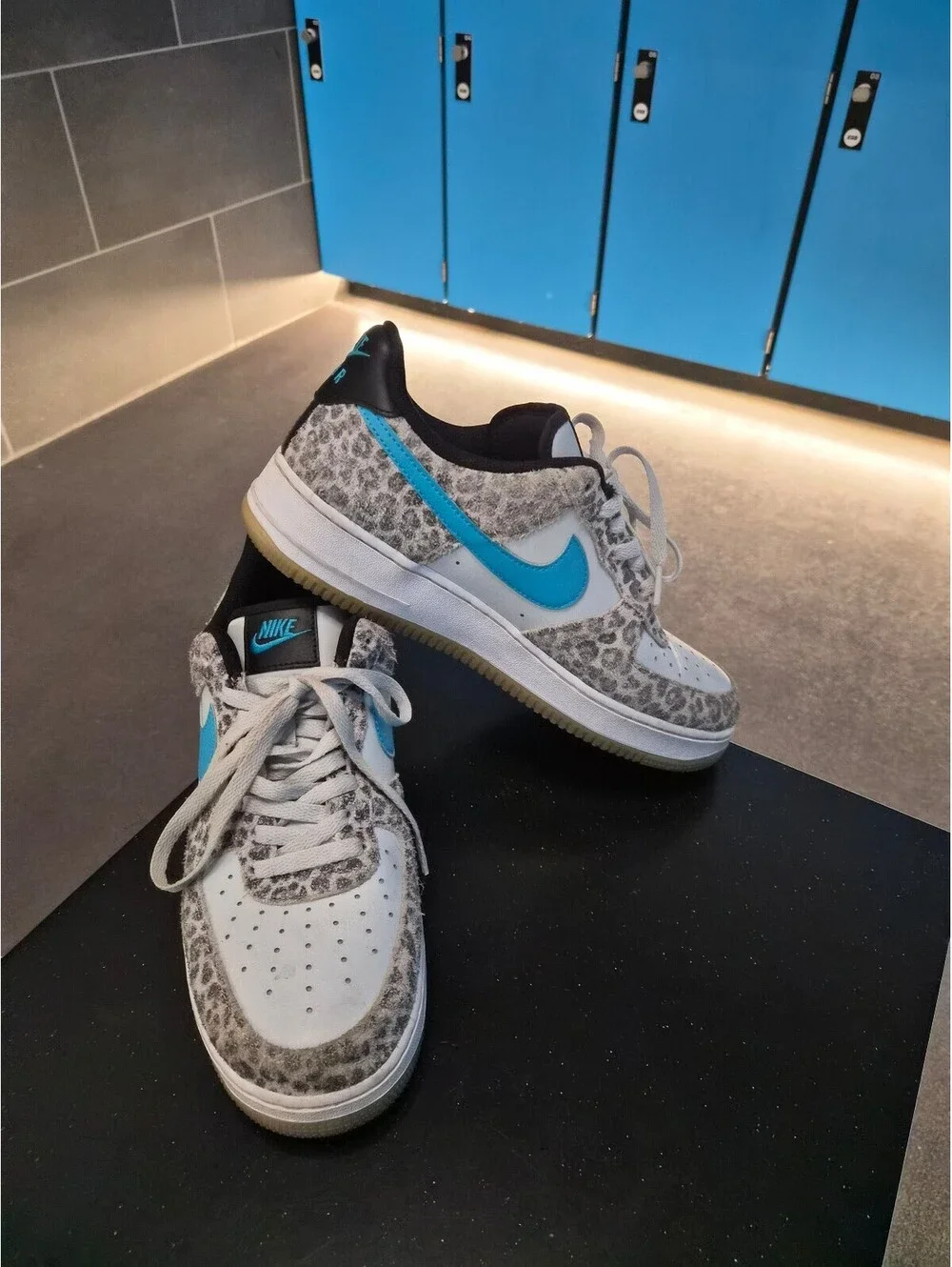 Nike Air Force 1 Low PRM Snow Leopard DJ6192-001 Men's 9.5 Animal Print